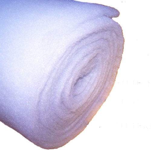 5 Metre Roll 475gsm 14oz Polyester Wadding - 69cm Roll Width